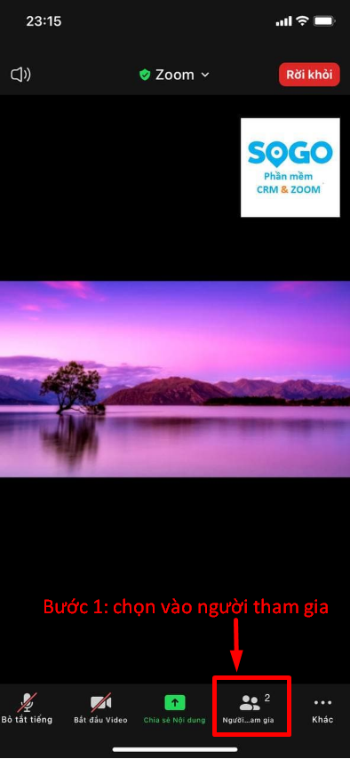 Hướng dẫn đổi tên zoom trên điện thoại